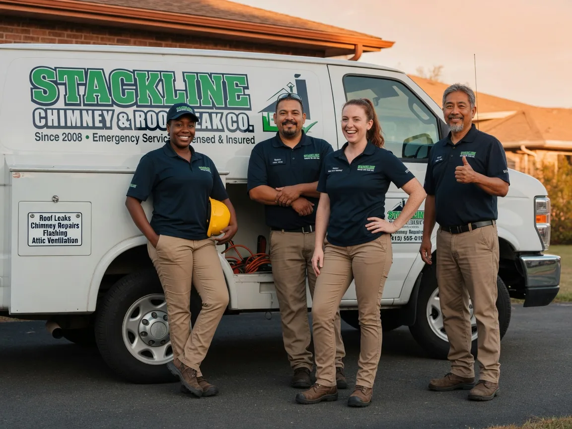 Chimney flashing repair company in Roff, OK